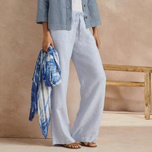 Poetry Striped Linen Trouser